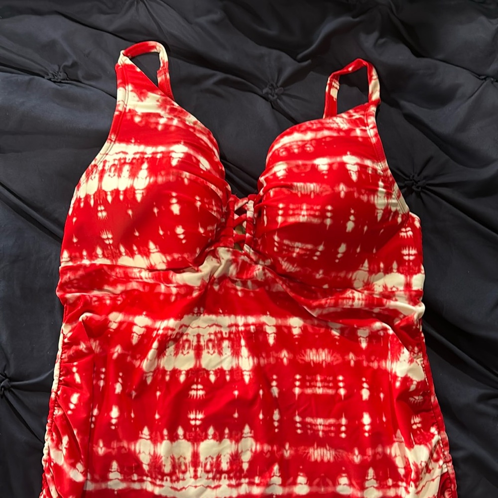 GUC Swim by Cacique the dye tankini top 36DDD